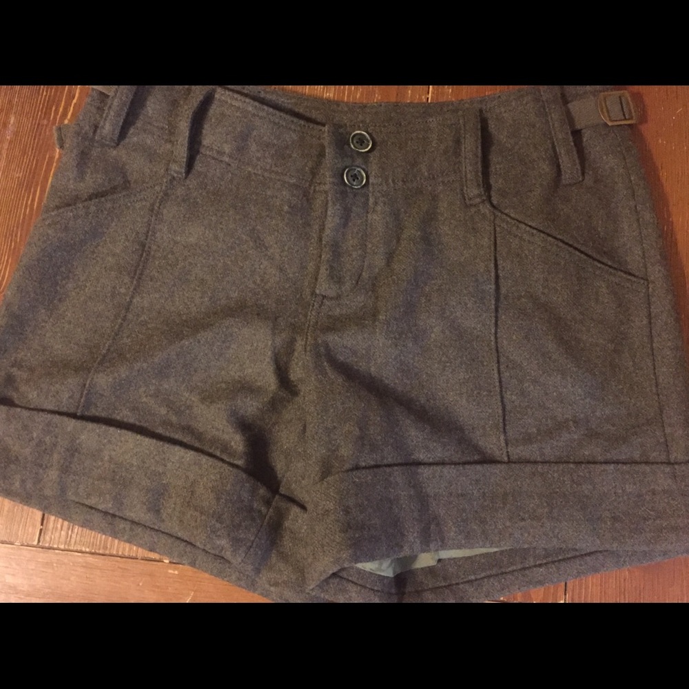 Anthropologie Hei Hei Wool Blend Shorts